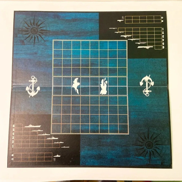 Vintage 1972 Admirals Board Game Parker Brothers Missing Instructions - Picture 6 of 12